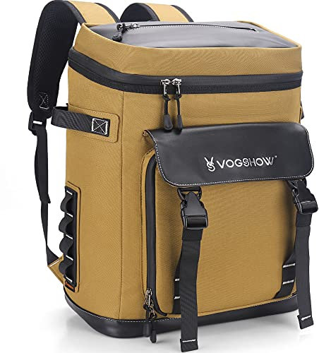 VS Vogshow Cooler Bag Picnic Backpack 30L Large Capacity Waterproof Cool Bag Rucksack Leakproof Insulated Backpack Cooler for Camping, Party, BBQ, Family Outdoor, Shopping, Beach, Fishing