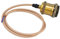 E27 Lampenfassung mit Kabel Pendelleuchte Fassung Fassung Vintage Pendelleuchte Fassung für Schlafzimmer EU Stecker 100‑240V (goldene Patina)