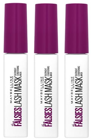 3 x Maybelline The Falsies Lash Mask - Overnight Conditioning Mask 10ml
