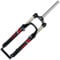 LYMFCFC Fourche À Suspension VTT 26 Pouces Fourche Mécanique en Alliage D'aluminium Tube Droit Commande D'épaule Fourche De Vélo De Montagne Disque/V Frein QR 9Mm Voyage 100Mm 1-1/8 E,26in