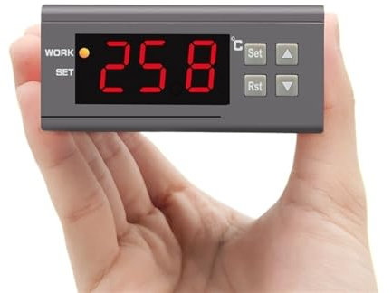 Termostato intelligente a temperatura costante con display digitale PID ZY-9010P forno da tavolo riscaldante termostato digitale a temperatura costante completamente automatico (Color : 10A, Size :