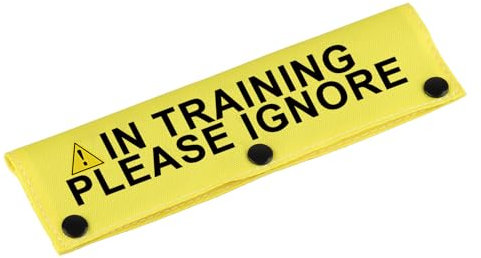 BLUPARK Dog Leash Sleeve, Polyester, Folding 22cm * 6cm, 'Training Please Ignore', Dog- Training Lead Accessory