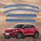 FZTZSQ 1 Satz Auto Windabweiser für VW T-ROC LWB MK1-A11 2018-2022 2023 2024, Vordere Hintere Seite Fenster Visiere Regenschutz Belüftung Auto Zubehör