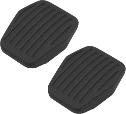 SHLPDFM 2 x Bremskupplungspedalauflage Kupplungspedal Bremspedalauflage Kupplung Gummi Bremspedal Pedalbelag für Ford Kuga Focus Mk2 Mk3 C-MAX 1234292 3M512457CA
