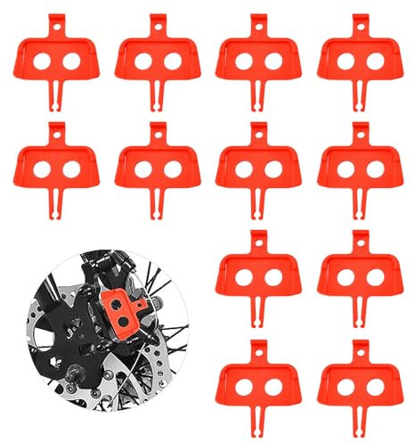 beejune 12 Stück Fahrrad Transportsicherung Scheibenbremsen Abstandshalter, Scheibenbremse Fahrrad Distanzstück, Fahrradbremse Distanzstück, Radsportzubehör, Für MTB Fahrradzubehör