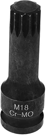 ORFOFE Schlagbohrmaschinen-adapter Steckschlüssel 1/2-zoll-steckschlüsseleinsatz Spline-bit Hohe Festigkeit Einfache Bedienung Robuste Konstruktion