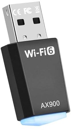 Clé WiFi 6 Puissante AX900 Mbps - Clé WiFi pour PC Double Bande 2.4GHz/5GHz, Dongle WiFi, Adaptateur USB WiFi Compatible avec Windows 11/10/8.1/8/7