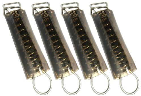 Pool Cover Ctainless Cteel Springs with Cover Spring Sleeves for Pool Cover Swimming Replacement Spring & Sleeves (4 Pack)