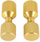 2pcs 2 Hole Flange Alignment Pins Aluminium 1‑1/8in Flange Double Hole Pins Set for 0.5 to 14in 150LB Flanges Golden