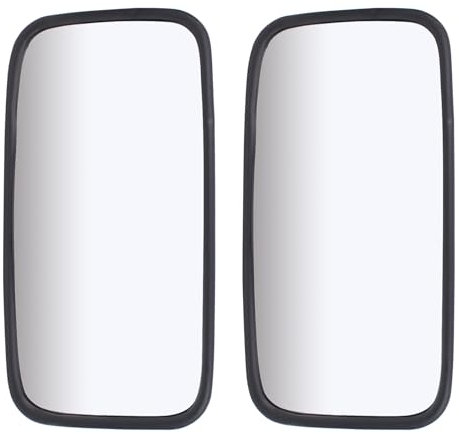 Rückspiegel 375 x 185 mm ø14-22 Ersatzspiegel Außenspiegel Seitenspiegel Aussen Spiegel links und rechts für LKW Bus Traktor Bagger Baumaschinen Transporter Wohnmobil Landmaschinen Wohnwagen universal