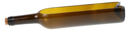 Hemobllo Vaso in Vetri Forma Di Bottiglia Di Vino Riciclata Portapianta Creativo Multifunzione Per Interni Ed Esterni Piattino Per Insalate e Porta Candele Decorazione Artistica Per Casa e