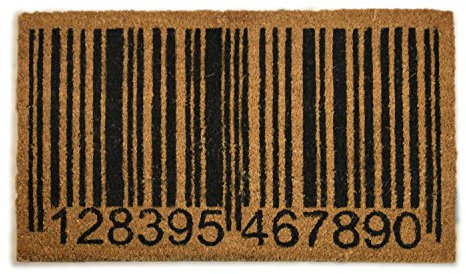 Non-Slip 40x70cm Heavy Duty Coir Door Floor Mats Rubber Backed Indoor Outdoor Matting Mat (Barcode)