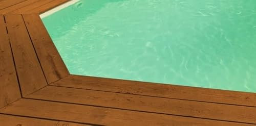 PISCINEO Liner 75/100 pour Piscine Nortland Octogonale 510 x 130 Beige