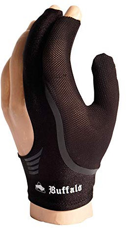 Manuel gil billard-handschuh, wendbar, schwarz