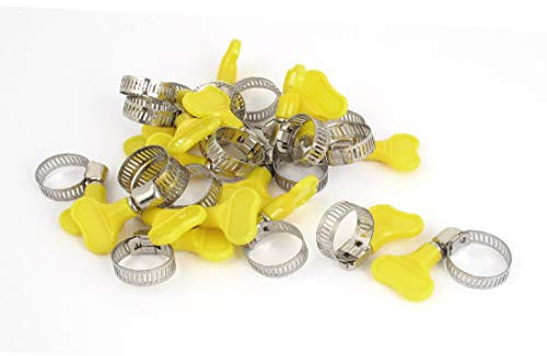 New Lon0167 20 Pcs Featured Adjustable 13mm-19mm Range Reliable Efficacy Stainless Steel Tube Clip Key Type Hose Clamp(id:664 40 35 ff5)