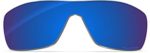 Tintart Verres de rechange compatibles avec Oakley Batwolf OO9101 Polarized Etched, Bleu saphir - Max polarisé, Taille unique