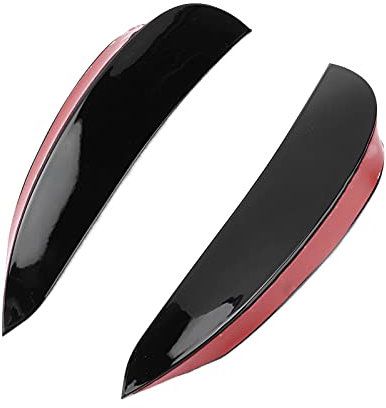 Akozon 2 Stück Frontstoßstange Spoiler, Front Flaps Lip Spoiler Splitter Diffusor,Auto Universal Luftdurchfluss Luftzufuhr Spoilerlippe Kantenschutz Kotflügel für E Klasse W213 AMG Line 2016-2020