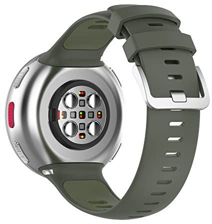 TopTen Uhrenarmband kompatibel mit Polar Vantage V2, Silikonarmband, Ersatzarmband