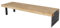Mendler Sitzbank HWC-L75, Esszimmerbank Bank Garderobenbank, Industrial Massiv-Holz MVG-Zertifiziert 200cm, Natur