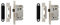 Eurospec Easi-T Bathroom Lock BAE5025SN Satin Nickel, 64 mm Width (Pack of 2)