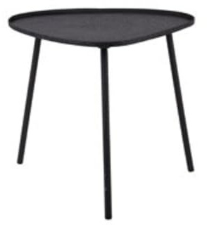 Leitmotiv Beistelltisch Boaz Large - Schwarz - 54x49.5x49cm