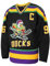 Charlie Conway 96 Mighty Ducks Jersey Stitched Movie Hockey Jersey für Herren Grün S-3XL, 96 Charlie Conway Schwarz, XL