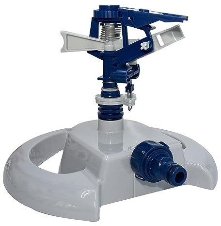 Aspersor de jardín ajustable automático giratorio de 360 grados, suministros de riego para patio, compatibles con riego de jardín, riego de invernadero, aspersor móvil, agua giratoria de 360 grados