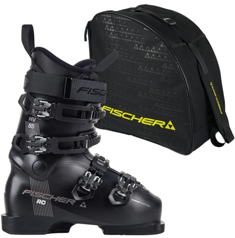 Fischer Damen Skischuhe Skistiefel Alpinskischuhe Alpin-Skistiefel Alpinstiefel RC One 8.5 - Größe: MP26.5 EU41 1/3 - Farbe: Black - Flex 85 - Modell 2024 inkl. Skischuhtasche