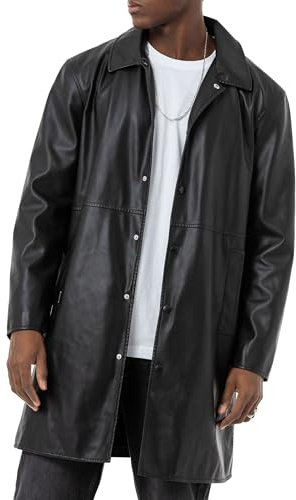 Redbridge Hochwertiger Kunstleder Mantel Urbanstyle Kurzmantel Lederjacke