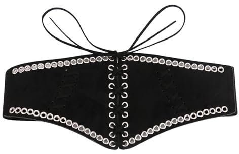 Women Stretchy Waist Belt Vintage Elegant Wide Corset Elastic Rope Decorative Women Corset With Snap Buckle Elastic Waist Belt For Women Elastic Waist Belts For Women Stretch Elastic Waist