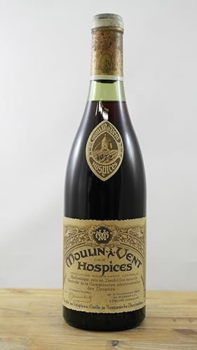 Moulin à Vent Hospices Romanèche-Thorins Bouteille de Vin Millésime 1972