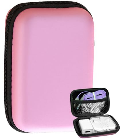 Data Cable Storage Bag, Portable Travel Electronics Organizer, Accessories Carry Case, Tech Organizer, Storage Bag for Cable, Cord, Charger and Earph