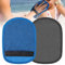 Mezrkuwr Lot de 2 sacs d'élimination du sable pour la plage, sac de poudre, brosse d'élimination du sable, vacances à la plage - Essentiels (sans talc)