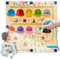 RunHero Montessori Spielzeug ab 1 Jahre Labyrinth Holz Magnetspiel Lernspiele Motorikspielzeug Sortierspiel Kinderspielzeug Geschenk für ab 2 3 4 5 6 7 8 Jahre Kinder Mädchen Junge