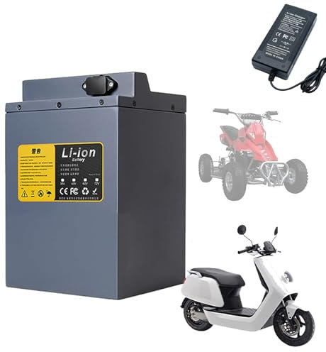 HJGHY Elektrische Motorradbatterie 60V 15Ah 20Ah 25Ah 30Ah 35Ah 40Ah 45Ah 50Ah Wiederaufladbarer Lithium-Akku für Elektrofahrräder 60V Lithium-Ionen-Akku für Motorräder,60v,30Ah