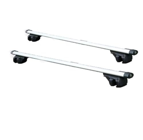 DZSLLOOI Dachgepäckablage Autodachgepäckträger SUV-Modell Universal 135CM Querstrebe Kann 75KG Aluminiumlegierung Gepäckrahmen Unterstützen Relingträger(1.2m a Pair)