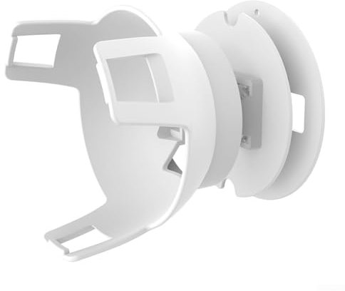 PETSTIBLE Support mural pour enceintes Echo-POP - Design compact et gestion des câbles - Blanc