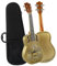 F-Löcher Matt Satin Messing Korpus Resonator Ukulele Matt Finish