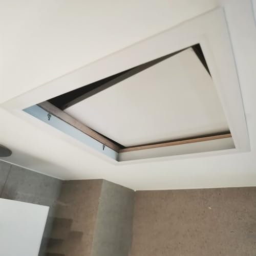 Trampilla Pladur Panel De Acceso 150 X 150 300x300 400x400 500 X 500 600 X 600 1020 X 1020 MM, Puertas De Acceso De Aluminio - Placa De Cubierta De Solapa De Apertura Blanca(26x32inch/660x810mm)