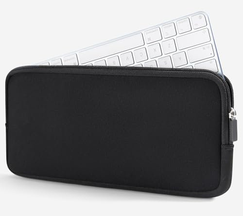 Premium Magic Keyboard Case Sleeve, Gepolsterte Stoßfest Neopren Tasche für 2025-2021 Apple Magic Keyboard w/Out Touch ID A2449 A2450 Zubehör Cover Soft Pouch