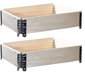 Rahmen Palettenrahmen aus Holz Gemüse Garten Holzrahmen 120x80x20 (2)