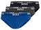 BOSS Herren 3er-Pack Klassische Stretch-Slips mit normaler Passform Slip, Trueblue/Skycaptain/Forgediron, X-Large