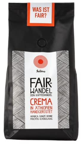 Caffè Crema aus Äthiopien (1kg). Ganze Bohnen, handgeröstet in Ethiopia. Arabica Kaffee, helle Röstung, außergewöhnlicher Genuss