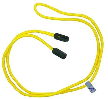 GoGrip Original - Secure Glasses Cord - Spectacle and Spec Lanyard (Funky Yellow)