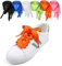 Crazy-M 6 Paar Satin Schnürsenkel Breite Flache Shoelaces für Damen,Mädchen, Kinder und Erwachsene Wasserdichte Sportlauf Schnürsenkel Sneaker Stiefel Trainers Satin Flachsenkel für Sportschuhe