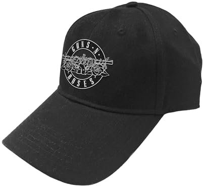 Band Monkey Guns N Roses Unisex Baseball Cap White Circle Logo