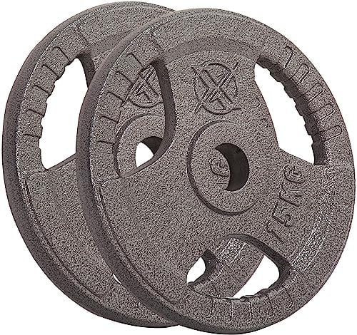 RIP X Pair of Tri Grip 2 Olympic Weight Plates in Cast Iron - 15kg