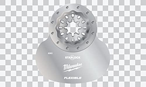 Milwaukee 70 mm Multitool Starlock Schneidmesser Pilzform zum Schneiden von Silikon und weichem Kitt