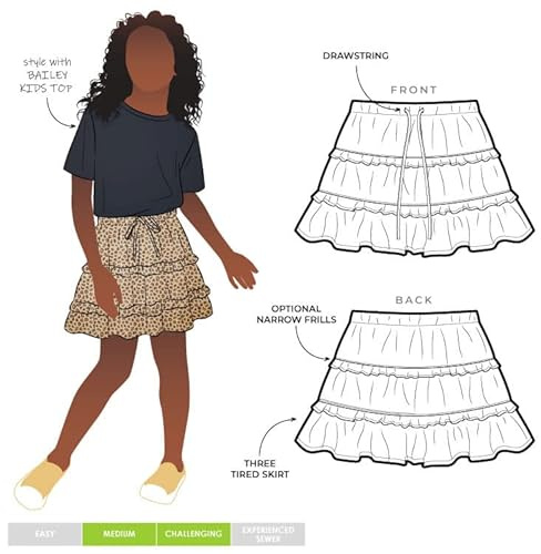 Style Arc Sewing Pattern - Melody Kids Skirt