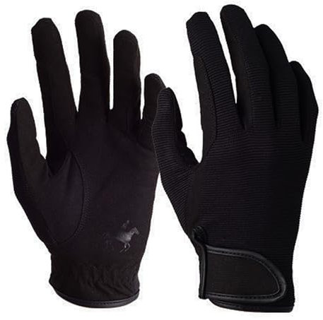 WDEC Gants D'équitation, Adulte Unisexe, Professionnels Gants D'équitation Respirants, à écran Tactile, Utilisés Pour le Cyclisme, L'équitation et Les Activités de Plein Air (Noir, Medium)